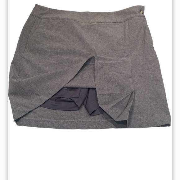 EP New York Ladies Heather Tech Skort in Mineral US size 6 Pleated Front NWT - Picture 1 of 10